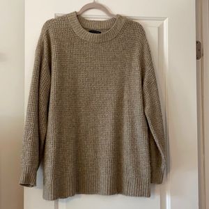 american eagle waffle knit sweater